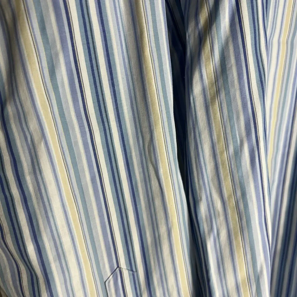 Banana Republic Men's Casual Dress Shirt‎ Large Long Sleeve Button Up Multicolor